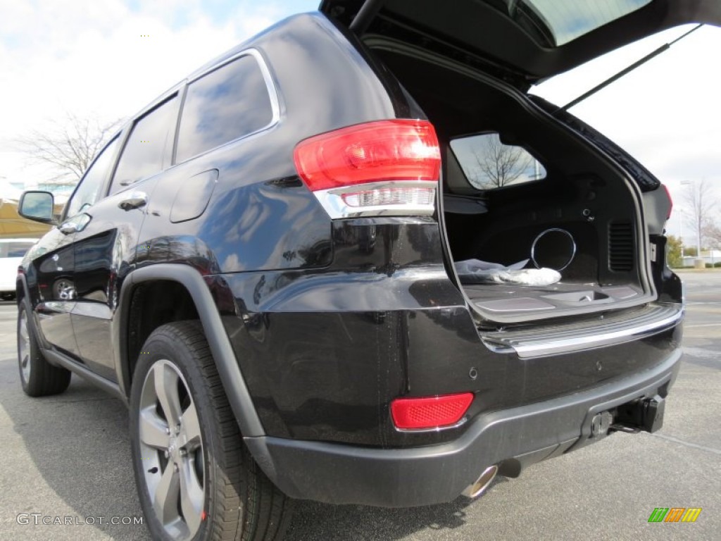 2014 Grand Cherokee Limited - Brilliant Black Crystal Pearl / Morocco Black photo #9