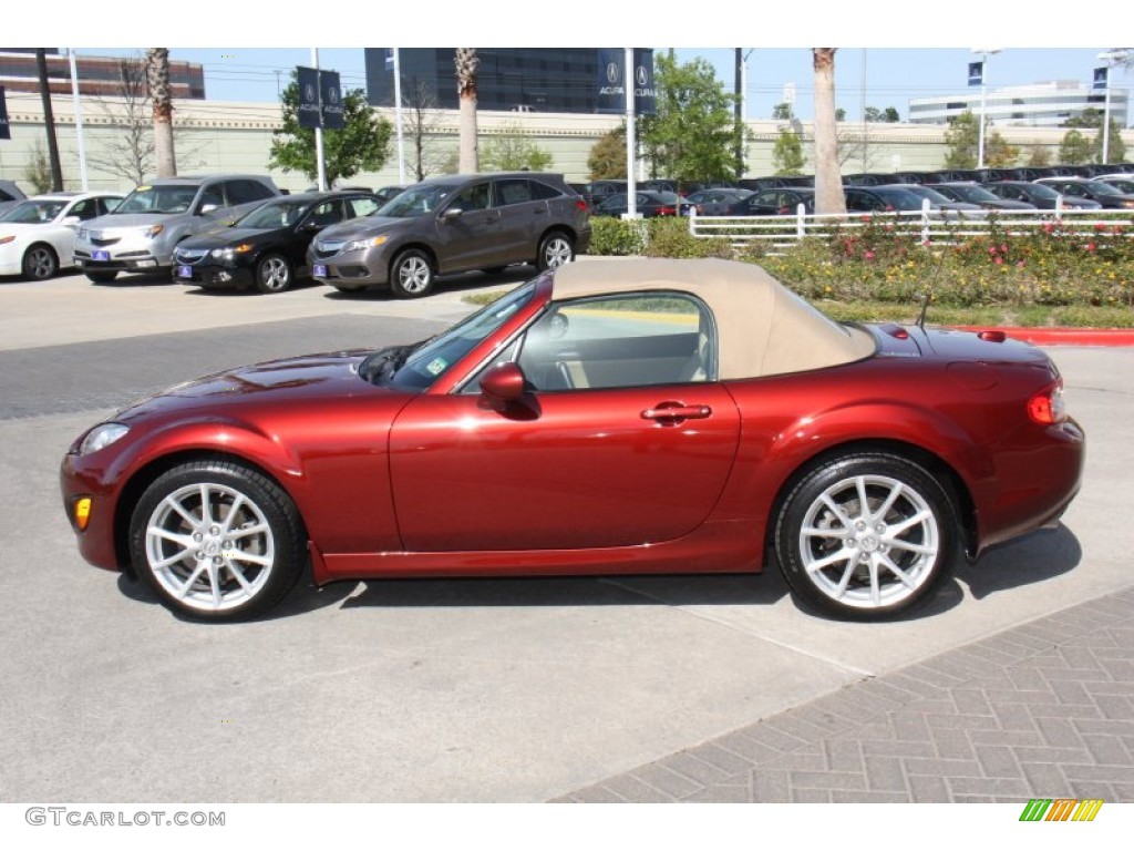 Copper Red Mica 2010 Mazda MX-5 Miata Grand Touring Roadster Exterior Photo #78861175