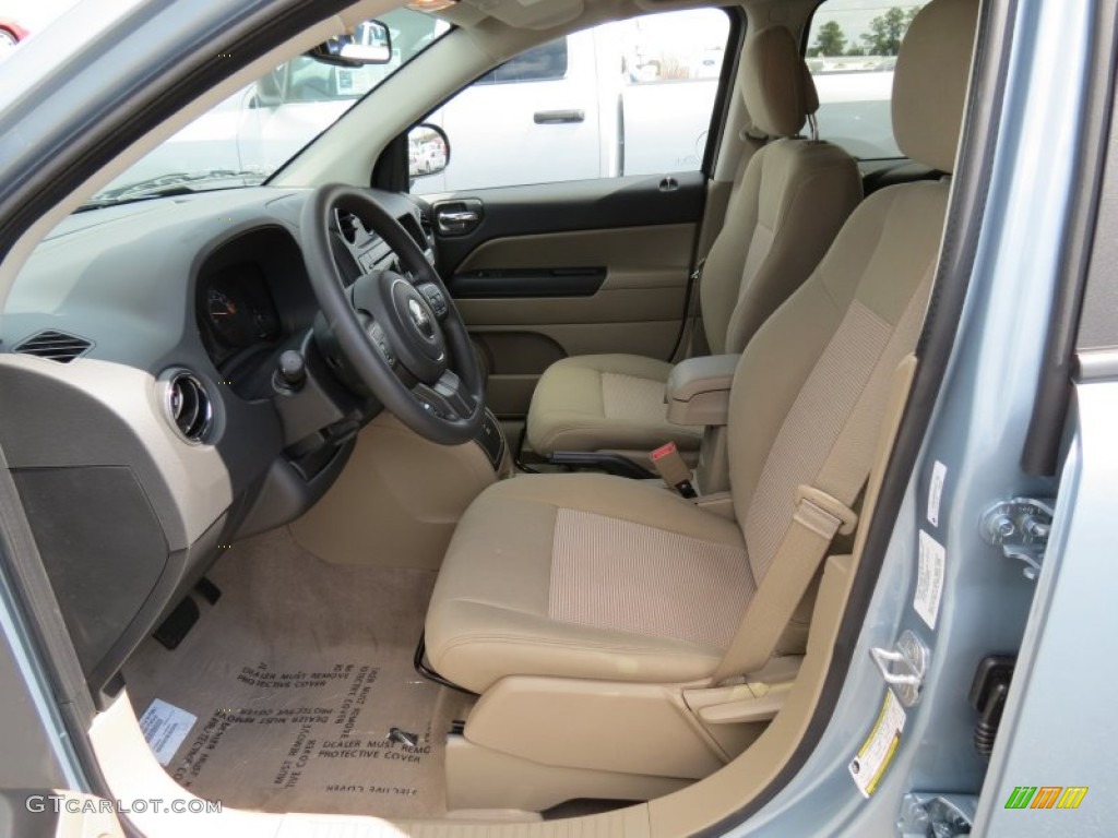 Dark Slate Gray/Light Pebble Interior 2014 Jeep Compass Sport Photo #78861283