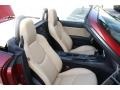 2010 Mazda MX-5 Miata Dune Beige Interior Front Seat Photo