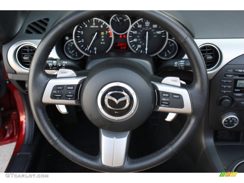 2010 Mazda MX-5 Miata Grand Touring Roadster Steering Wheel Photos