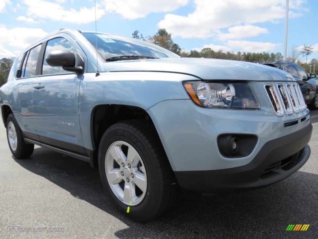Winter Chill Pearl 2014 Jeep Compass Sport Exterior Photo #78861655