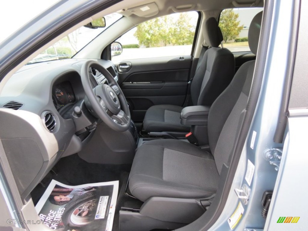 Dark Slate Gray Interior 2014 Jeep Compass Sport Photo #78861695