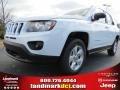 2014 Bright White Jeep Compass Sport  photo #1