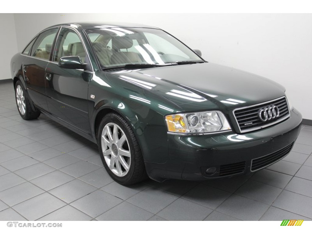 Irish Green Pearl 2004 Audi A6 2.7T S-Line quattro Sedan Exterior Photo #78862250