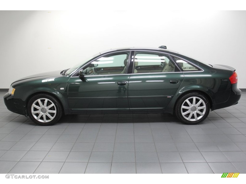 Irish Green Pearl 2004 Audi A6 2.7T S-Line quattro Sedan Exterior Photo #78862261