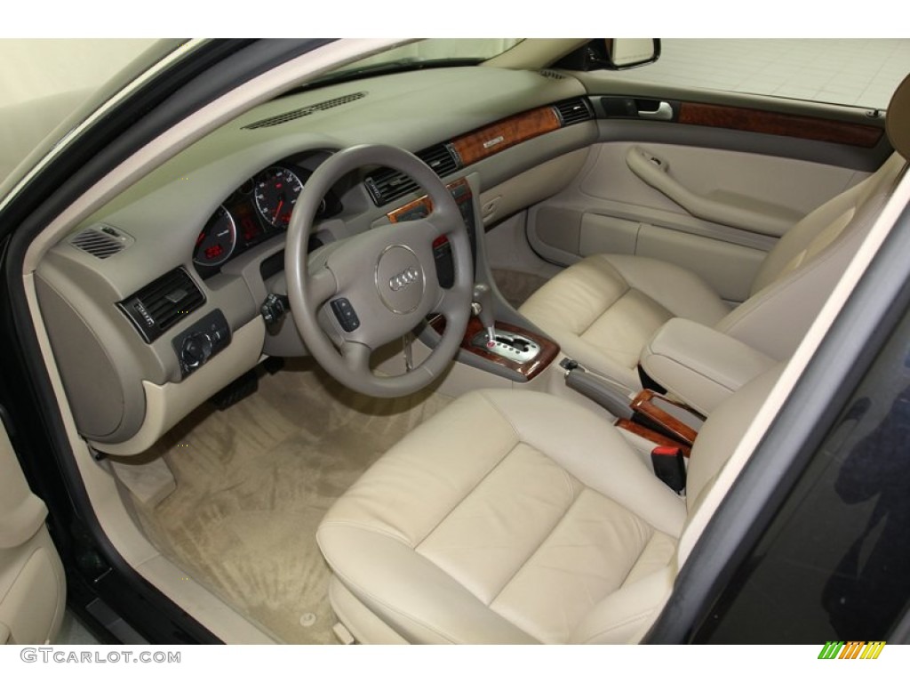 Beige Interior 2004 Audi A6 2.7T S-Line quattro Sedan Photo #78862278
