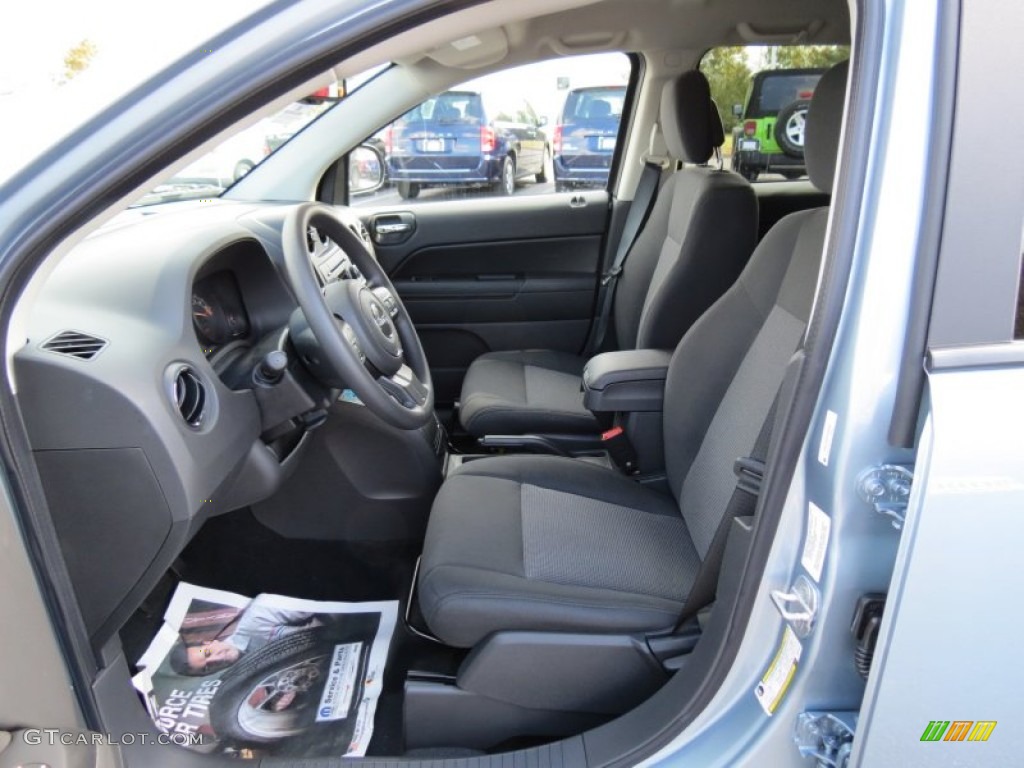 Dark Slate Gray Interior 2014 Jeep Compass Sport Photo #78862348