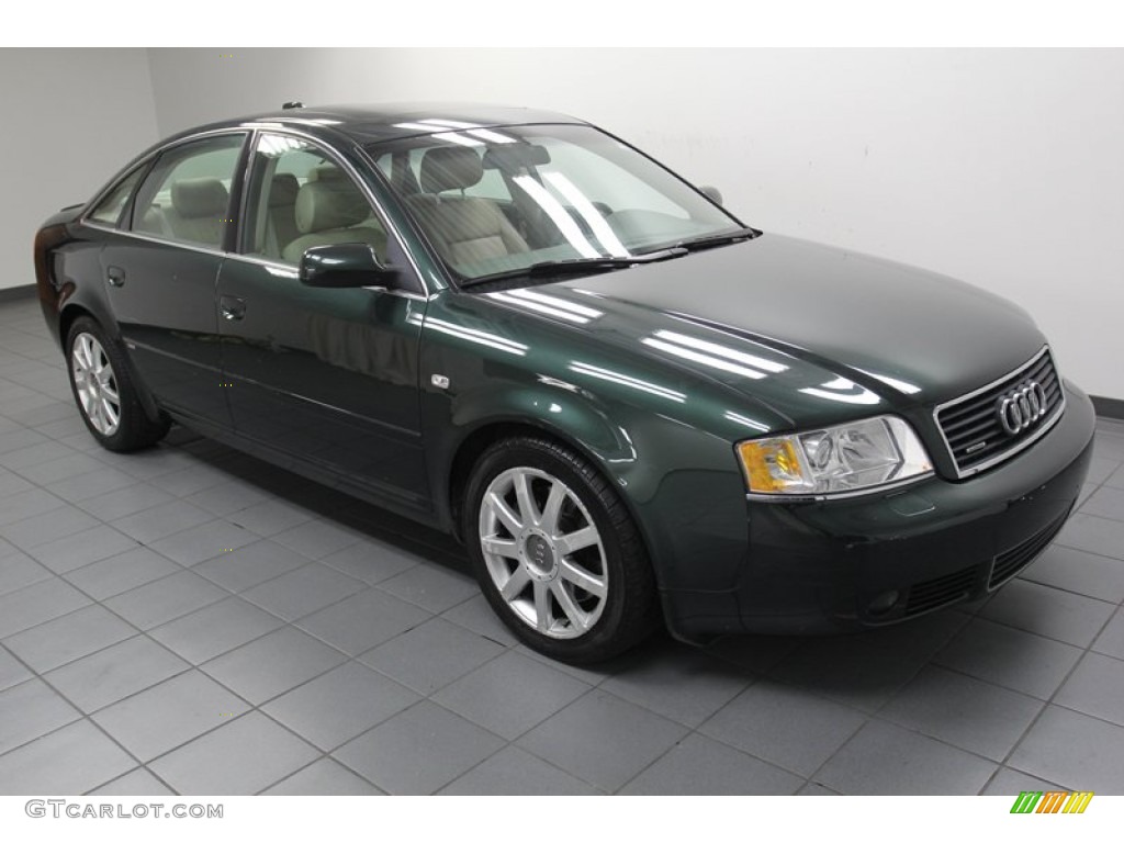 Irish Green Pearl 2004 Audi A6 2.7T S-Line quattro Sedan Exterior Photo #78862351