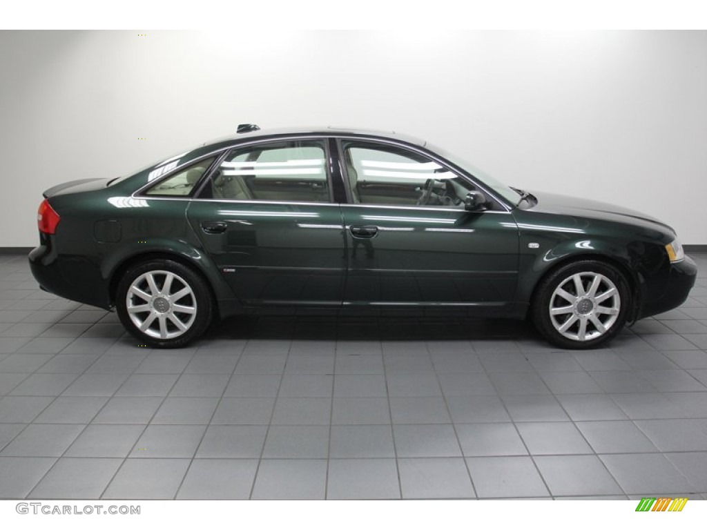 Irish Green Pearl 2004 Audi A6 2.7T S-Line quattro Sedan Exterior Photo #78862363
