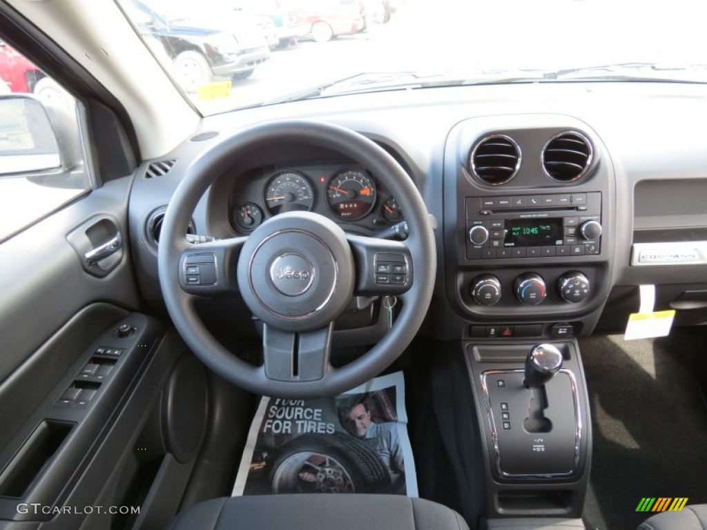 2014 Jeep Compass Sport Dark Slate Gray Dashboard Photo #78862405