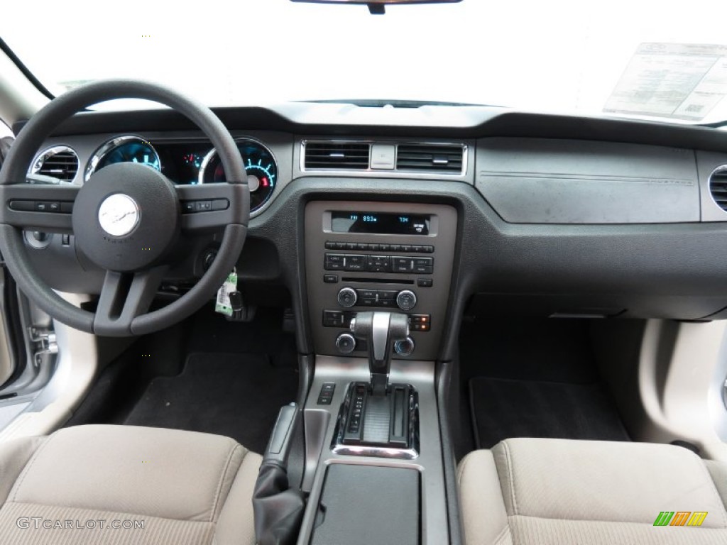 2010 Mustang V6 Coupe - Brilliant Silver Metallic / Stone photo #12