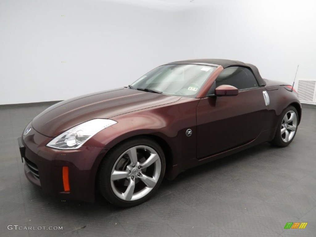 2006 350Z Touring Roadster - Interlagos Fire Metallic / Charcoal Leather photo #1