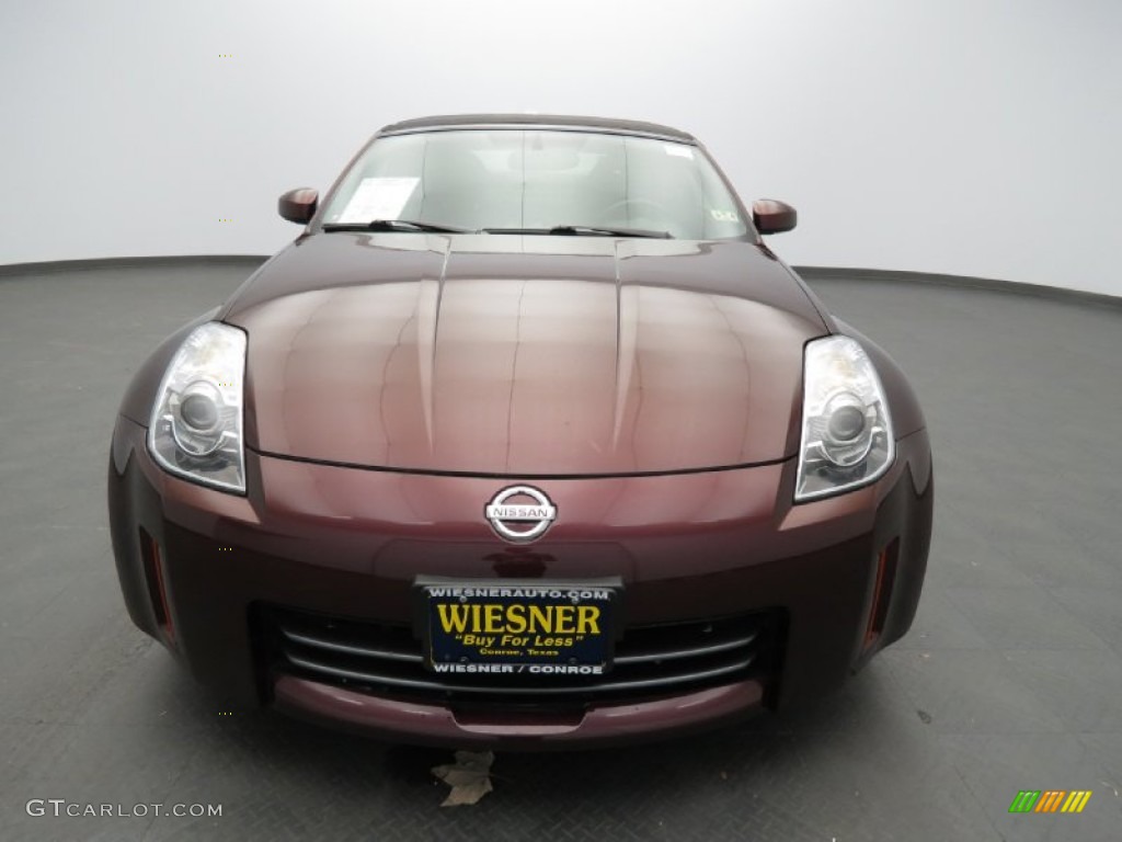2006 350Z Touring Roadster - Interlagos Fire Metallic / Charcoal Leather photo #2