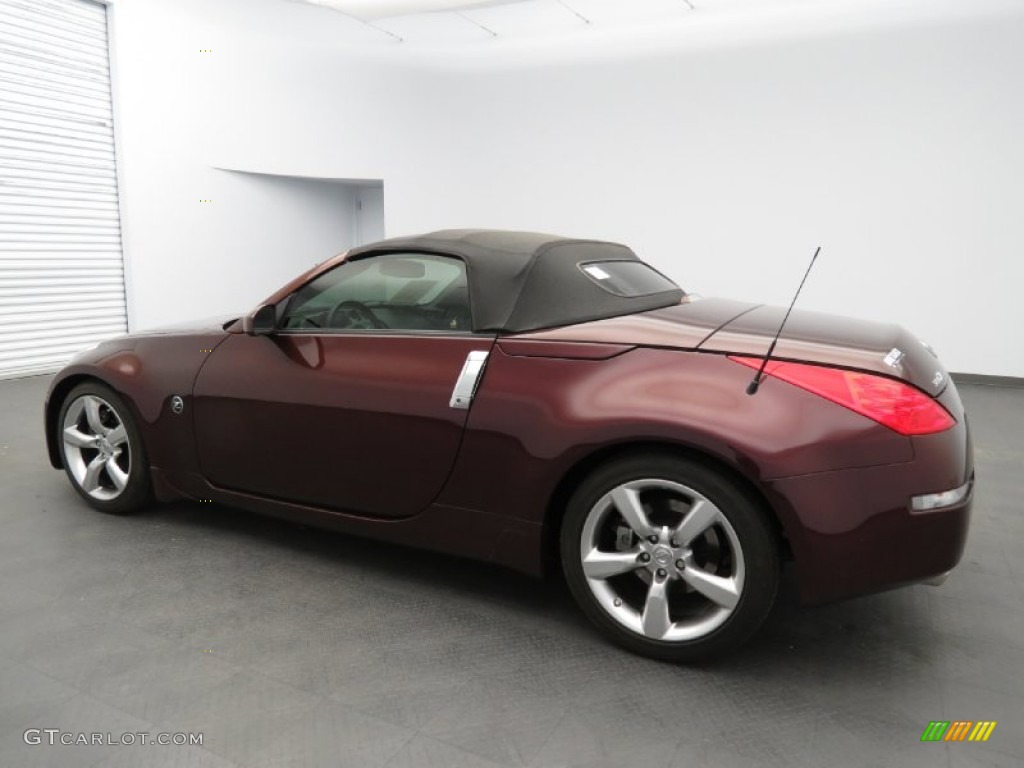 2006 350Z Touring Roadster - Interlagos Fire Metallic / Charcoal Leather photo #7