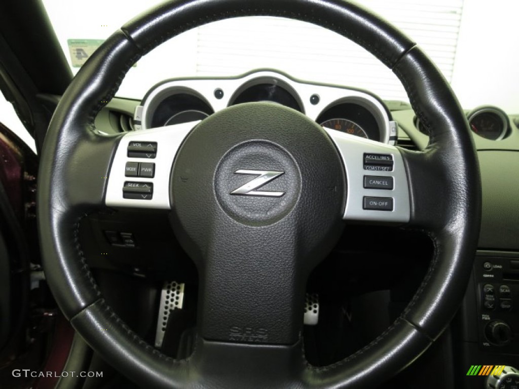 2006 350Z Touring Roadster - Interlagos Fire Metallic / Charcoal Leather photo #12
