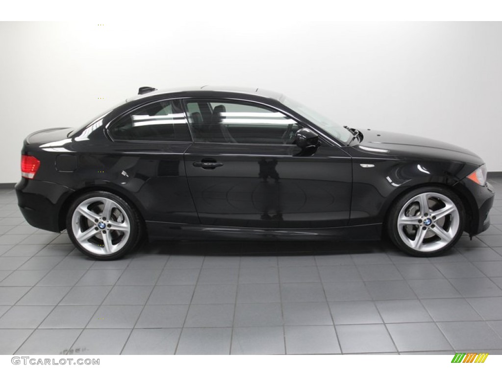 Black Sapphire Metallic 2011 BMW 1 Series 135i Coupe Exterior Photo #78863710