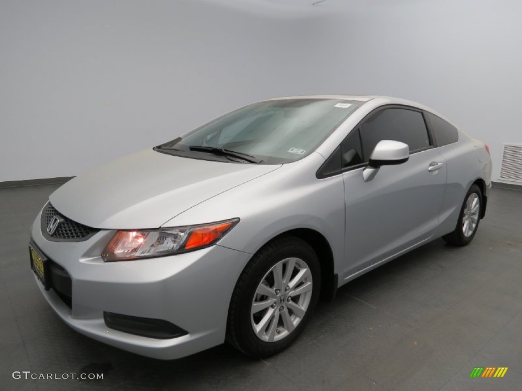 Alabaster Silver Metallic 2012 Honda Civic EX Coupe Exterior Photo #78864080
