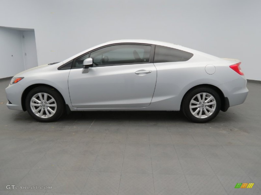 Alabaster Silver Metallic 2012 Honda Civic EX Coupe Exterior Photo #78864202