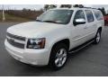 White Diamond Tricoat 2008 Chevrolet Suburban 1500 LTZ