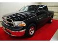 2011 Brilliant Black Crystal Pearl Dodge Ram 1500 ST Quad Cab  photo #3