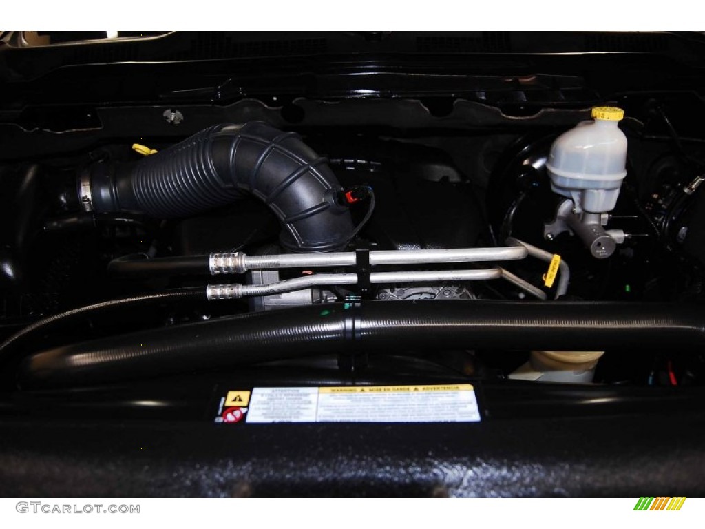 2011 Ram 1500 ST Quad Cab - Brilliant Black Crystal Pearl / Dark Slate Gray/Medium Graystone photo #23