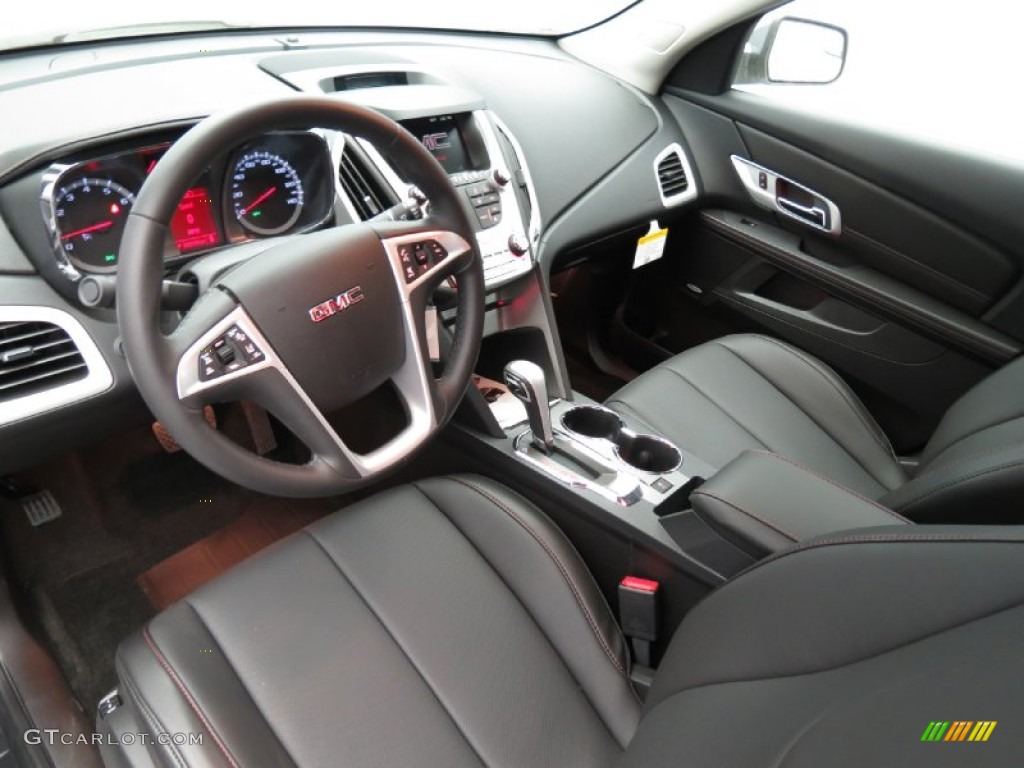Jet Black Interior 2013 GMC Terrain SLT Photo #78865795