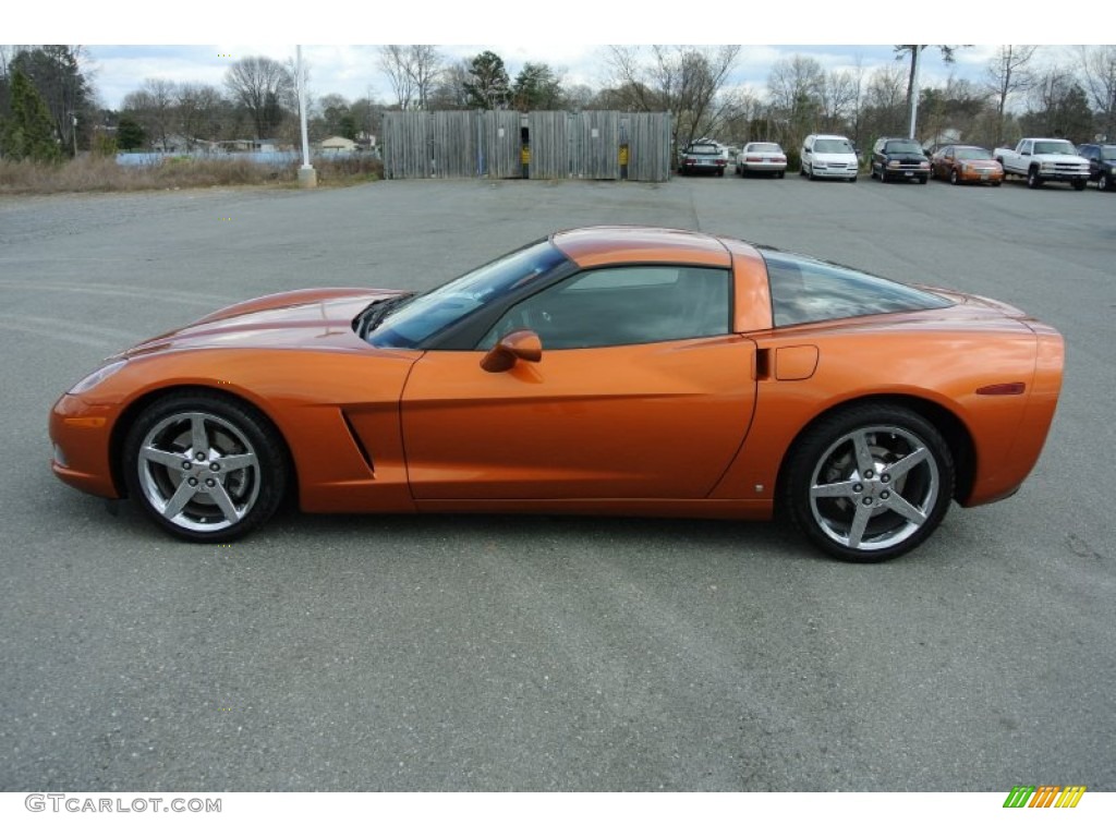 Atomic Orange Metallic 2007 Chevrolet Corvette Coupe Exterior Photo #78866140