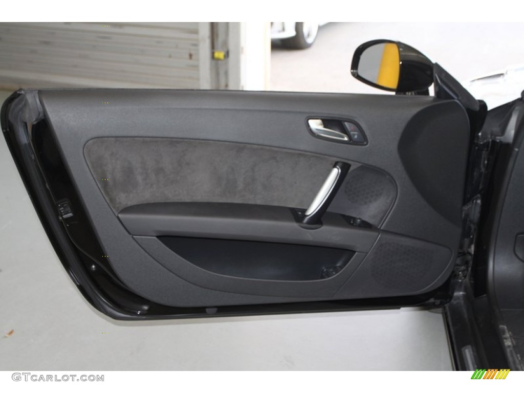 2008 Audi TT 2.0T Coupe Black Door Panel Photo #78866242