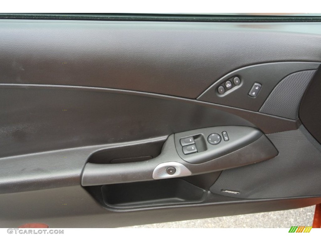 2007 Chevrolet Corvette Coupe Ebony Door Panel Photo #78866269
