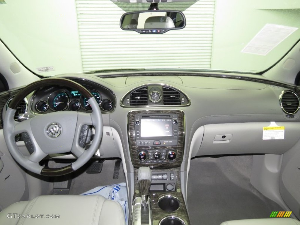 2013 Buick Enclave Premium Titanium Leather Dashboard Photo #78866428