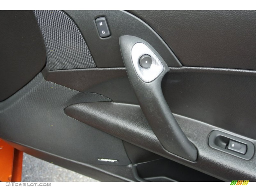 2007 Corvette Coupe - Atomic Orange Metallic / Ebony photo #27