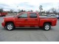 2009 Victory Red Chevrolet Silverado 1500 LT Crew Cab 4x4  photo #3