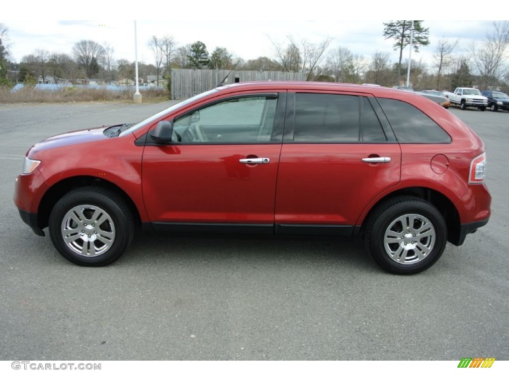 Redfire Metallic 2008 Ford Edge SE Exterior Photo #78867494