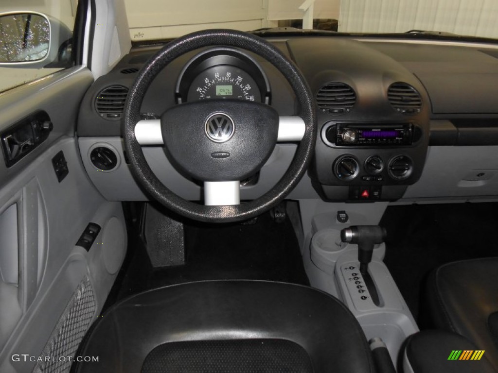2001 New Beetle GLS TDI Coupe - Silver Arrow Metallic / Black photo #20
