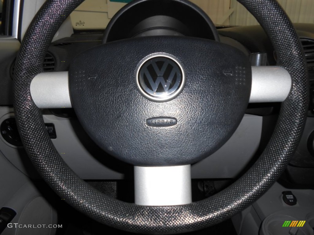 2001 New Beetle GLS TDI Coupe - Silver Arrow Metallic / Black photo #24