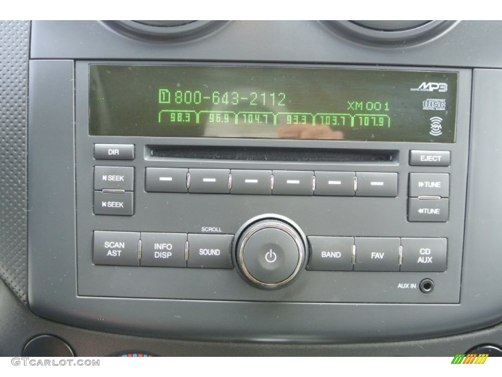2009 Chevrolet Aveo Aveo5 LT Audio System Photo #78868715
