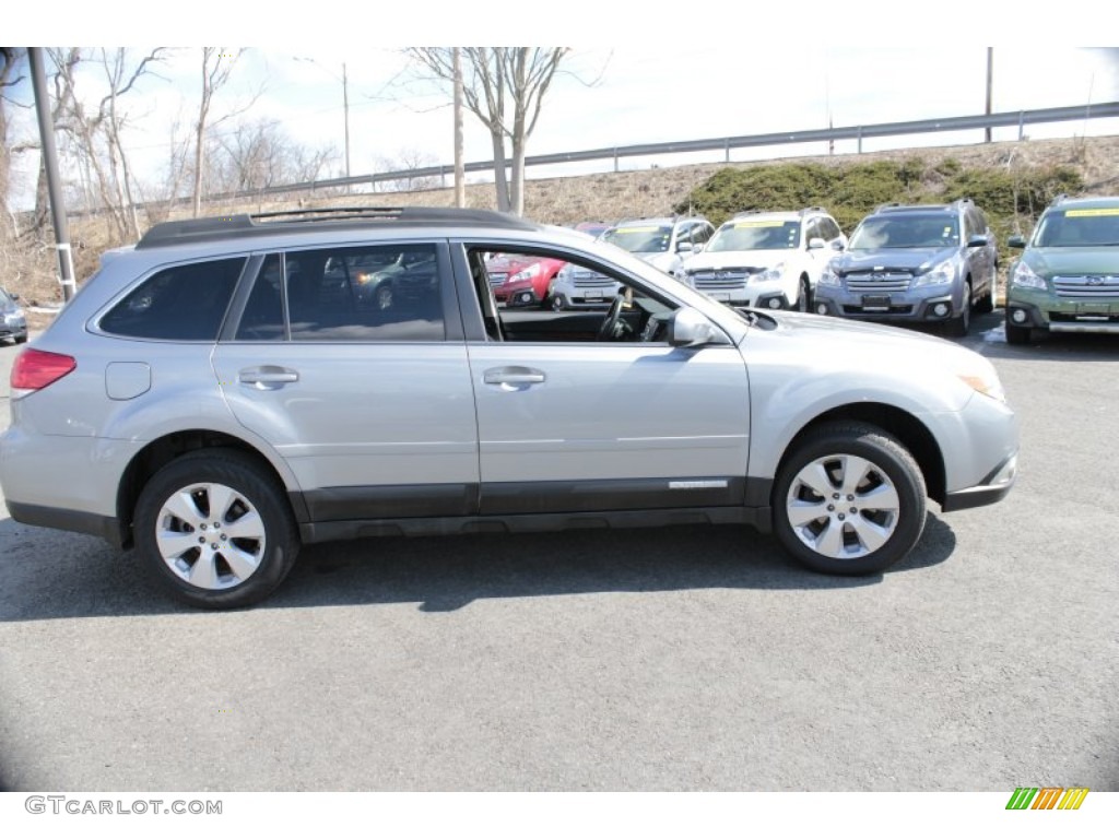 2011 Outback 2.5i Limited Wagon - Steel Silver Metallic / Off Black photo #4