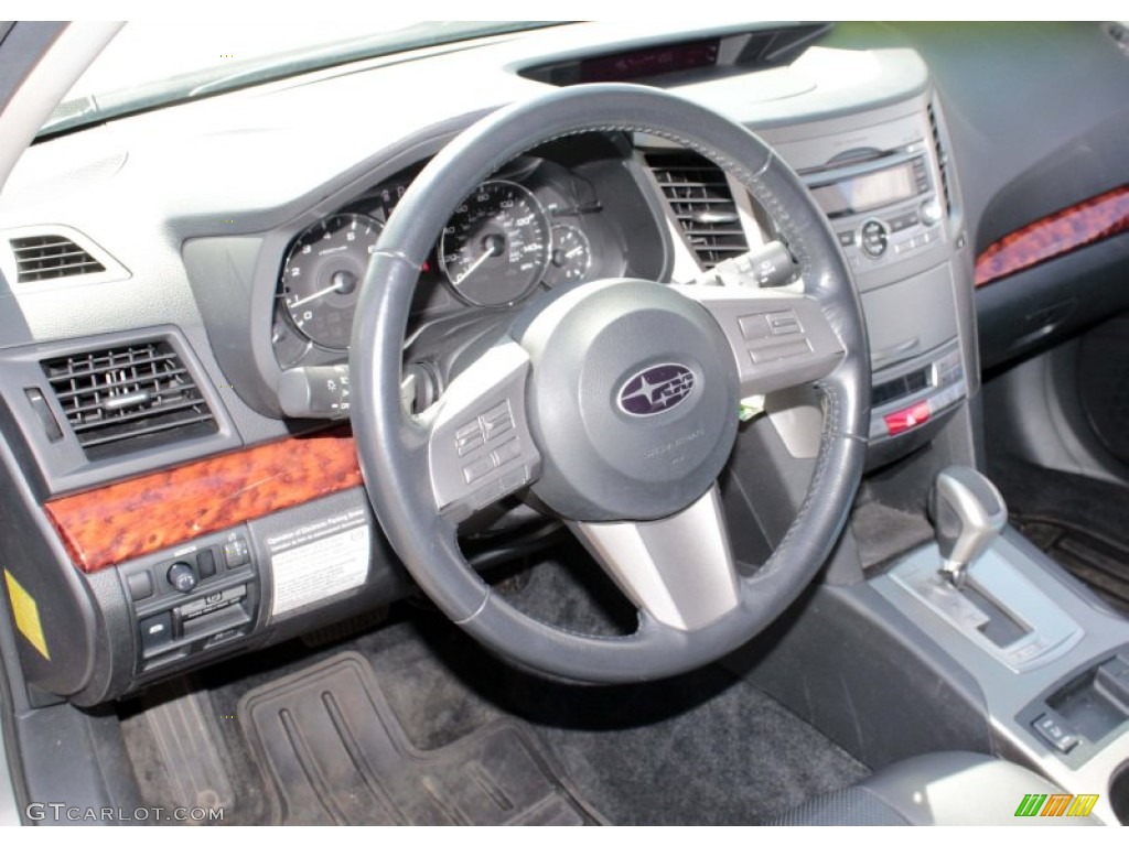 2011 Outback 2.5i Limited Wagon - Steel Silver Metallic / Off Black photo #5