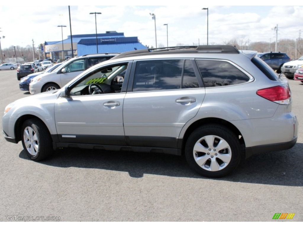 2011 Outback 2.5i Limited Wagon - Steel Silver Metallic / Off Black photo #11