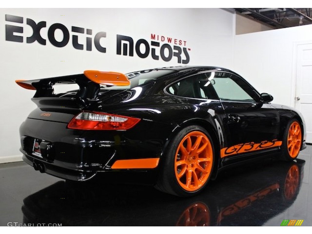 2007 911 GT3 RS - Black/Orange / Black w/Alcantara photo #6