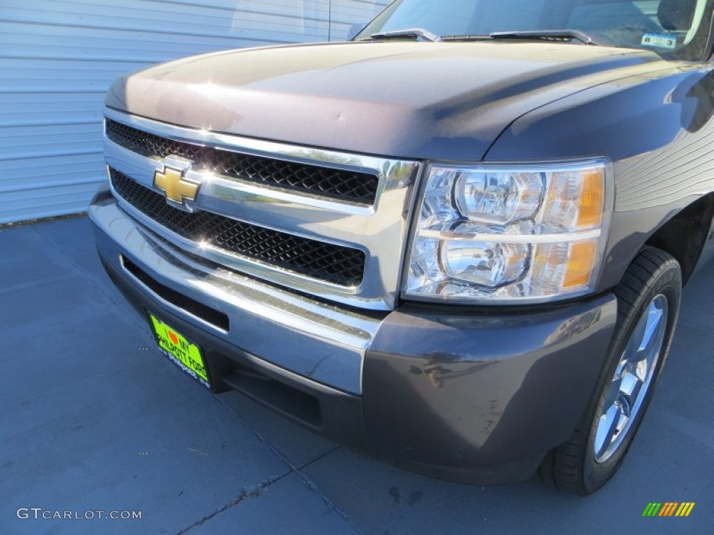 2010 Silverado 1500 LT Crew Cab - Taupe Gray Metallic / Ebony photo #11