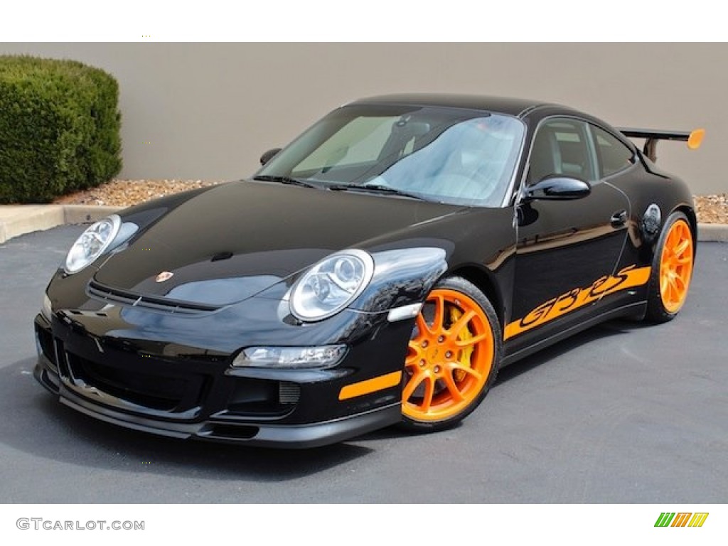 2007 911 GT3 RS - Black/Orange / Black w/Alcantara photo #24