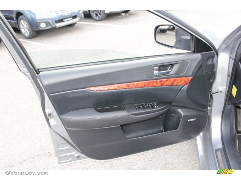 2010 Subaru Legacy 2.5 GT Limited Sedan Off Black Door Panel Photo #78871730