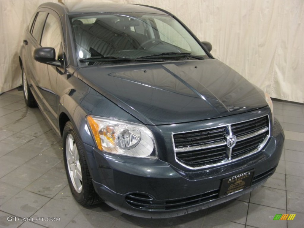 2008 Caliber SXT - Steel Blue Metallic / Dark Slate Gray photo #3