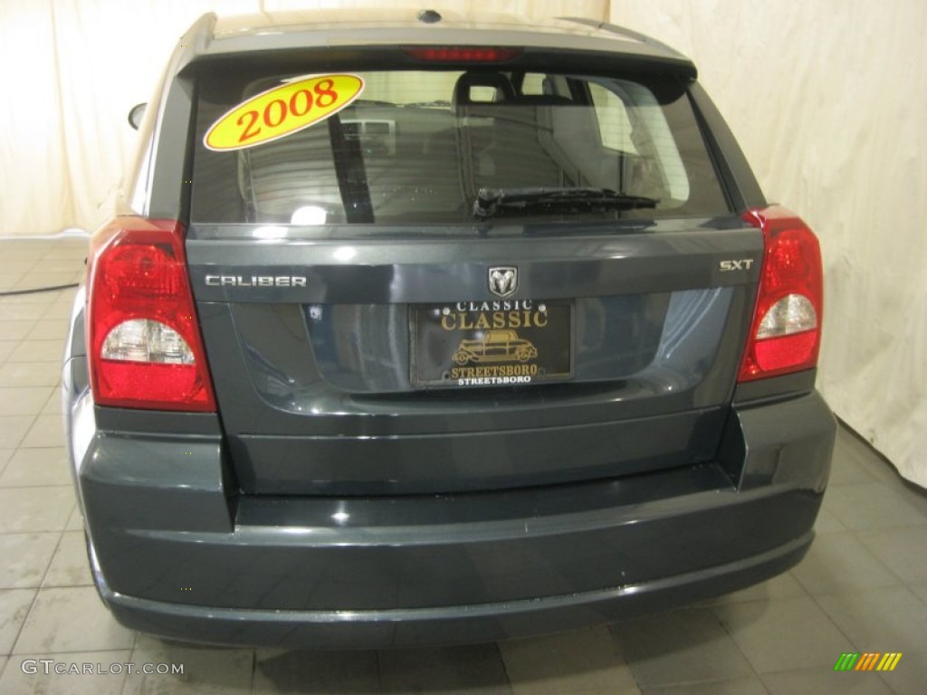 2008 Caliber SXT - Steel Blue Metallic / Dark Slate Gray photo #7