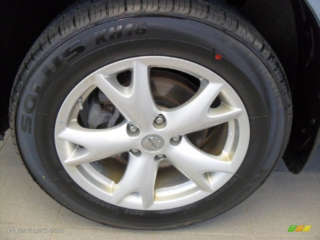 2011 Rogue SV AWD - Frosted Steel Metallic / Black photo #28
