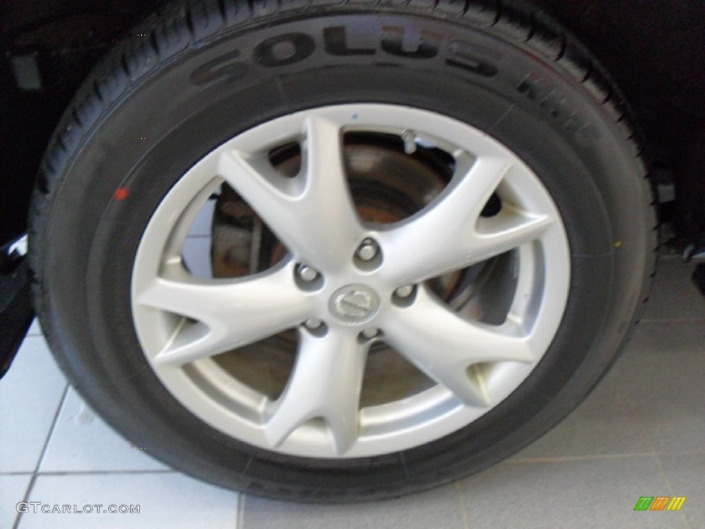2011 Rogue SV AWD - Frosted Steel Metallic / Black photo #30