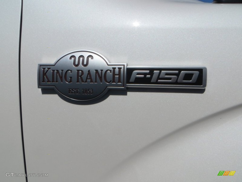 2012 F150 King Ranch SuperCrew 4x4 - White Platinum Metallic Tri-Coat / King Ranch Chaparral Leather photo #15