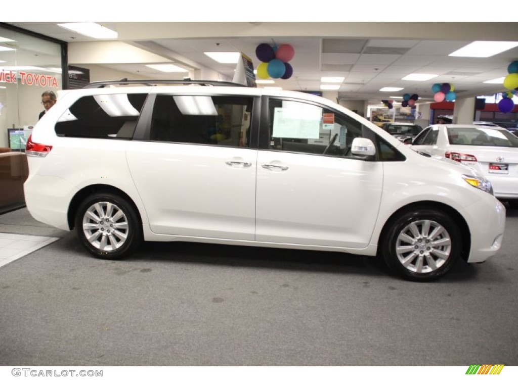 Blizzard White Pearl 2013 Toyota Sienna XLE AWD Exterior Photo #78876116